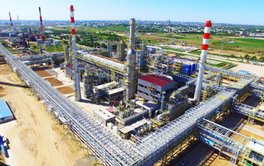 Instalação de refinaria de petróleo, Shymkent, Cazaquistão